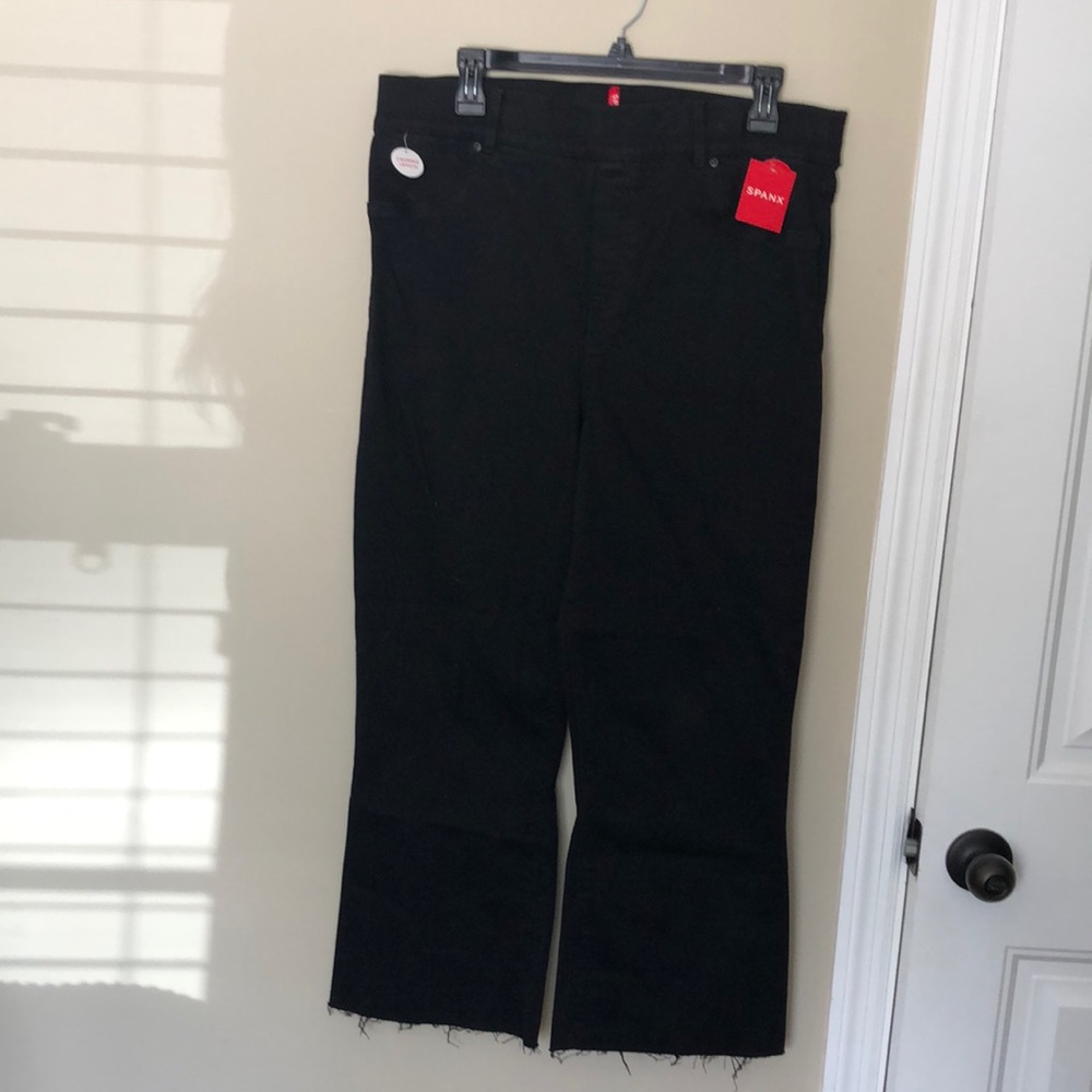 Spanx cropped flare pants